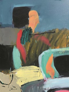 Diptych: Horseshoe in Mexico - Abstract, Acrylic on Canvas, 21st Century