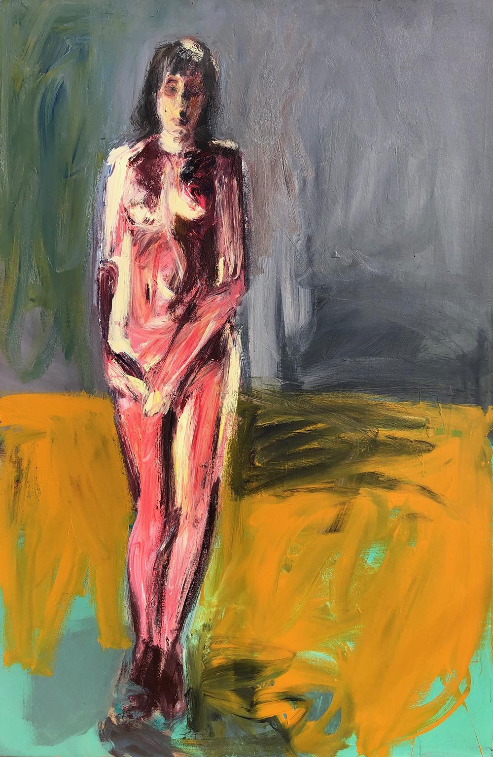 Luke Batha Nude Painting - Vision - Contemporary, Acrylic on Canvas, 21st Century