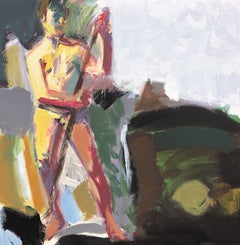 Fisherman 2 - Contemporary, Acrylic on Canvas, 21st Century