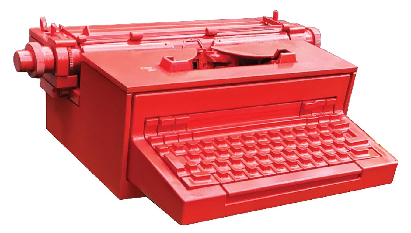 Electric Typewriter - Mixed Media Art by Robert Tannen