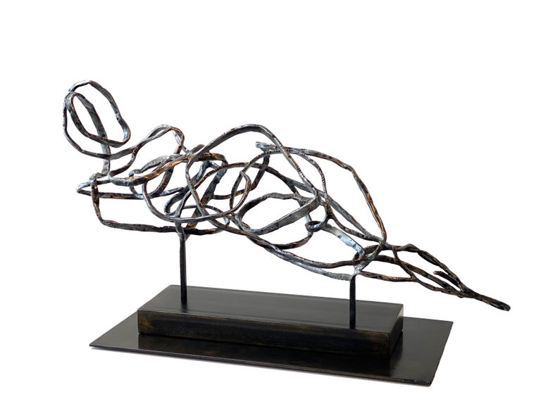 Erica Larkin Gaudet Figurative Sculpture - Balanced Lines