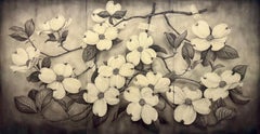 (Three Panel) Dogwood Branch No. 48