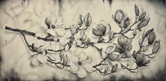(Tre pannelli) Magnolia cinese Branch n. 49