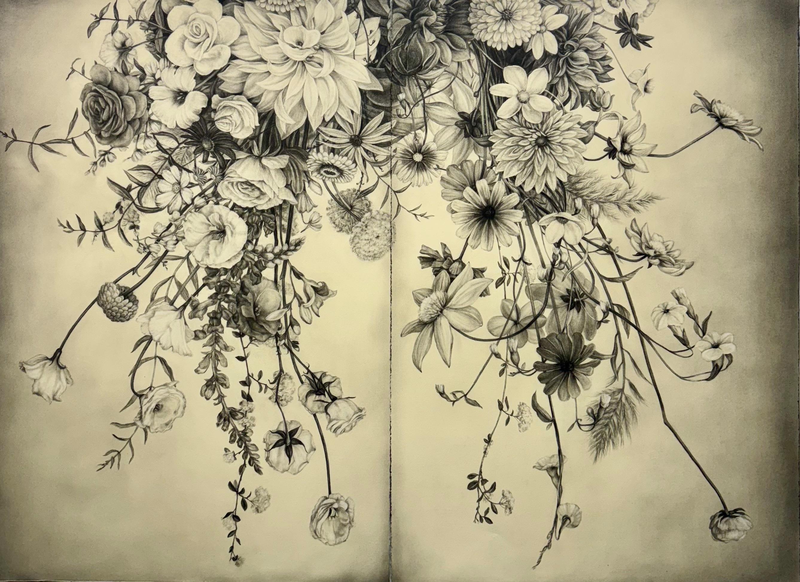 (Two Panel) Arrangement /Re-Arrangement - Realist Art by Emily Farish
