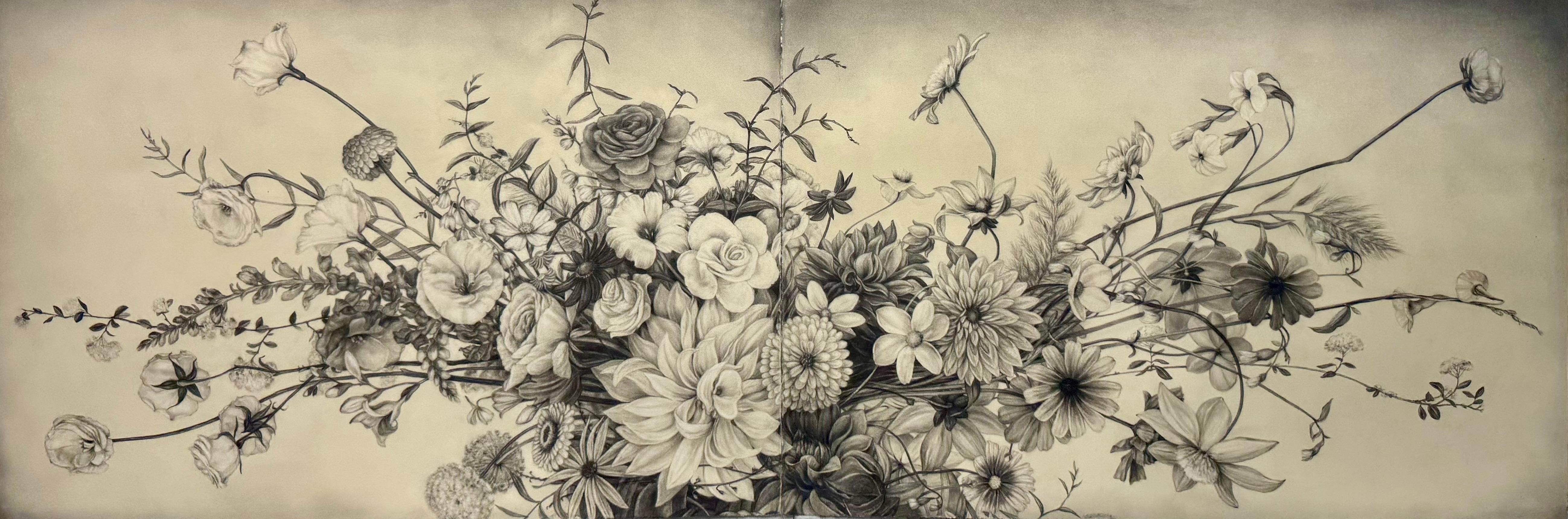 (Two Panel) Arrangement /Re-Arrangement - Art by Emily Farish