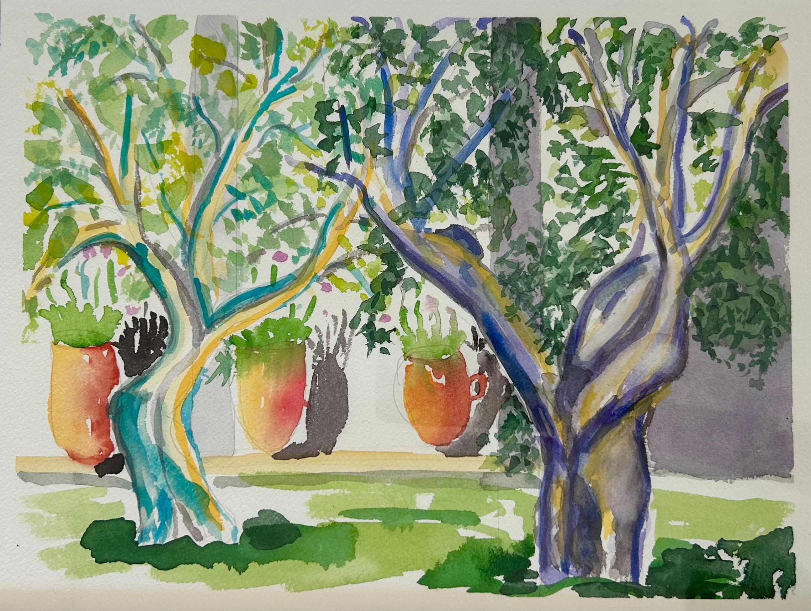 Permele Doyle Landscape Art - Olive Trees, Salento, Puglia