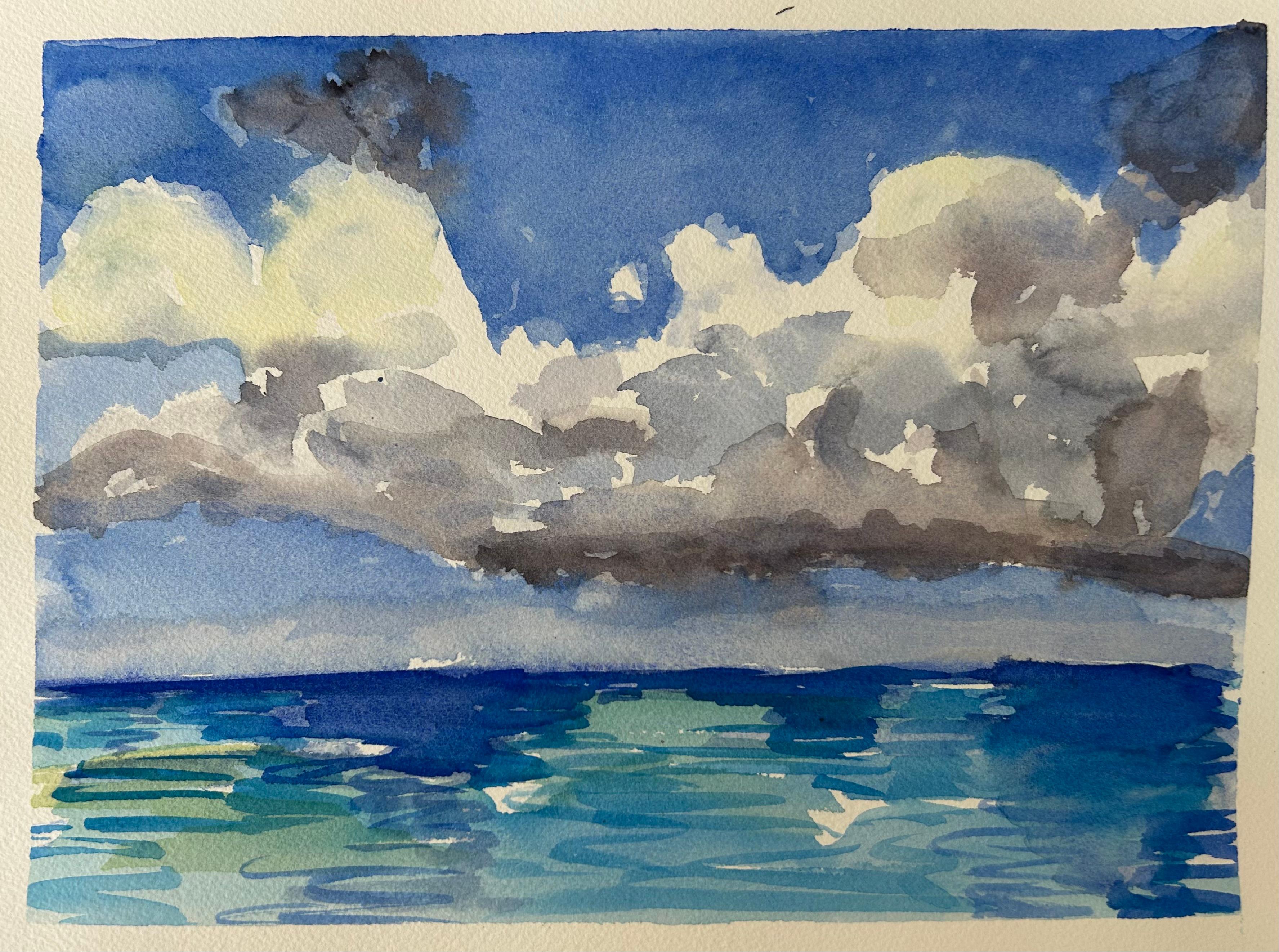 Permele Doyle Landscape Art - Grace Bay, Turks and Caicos