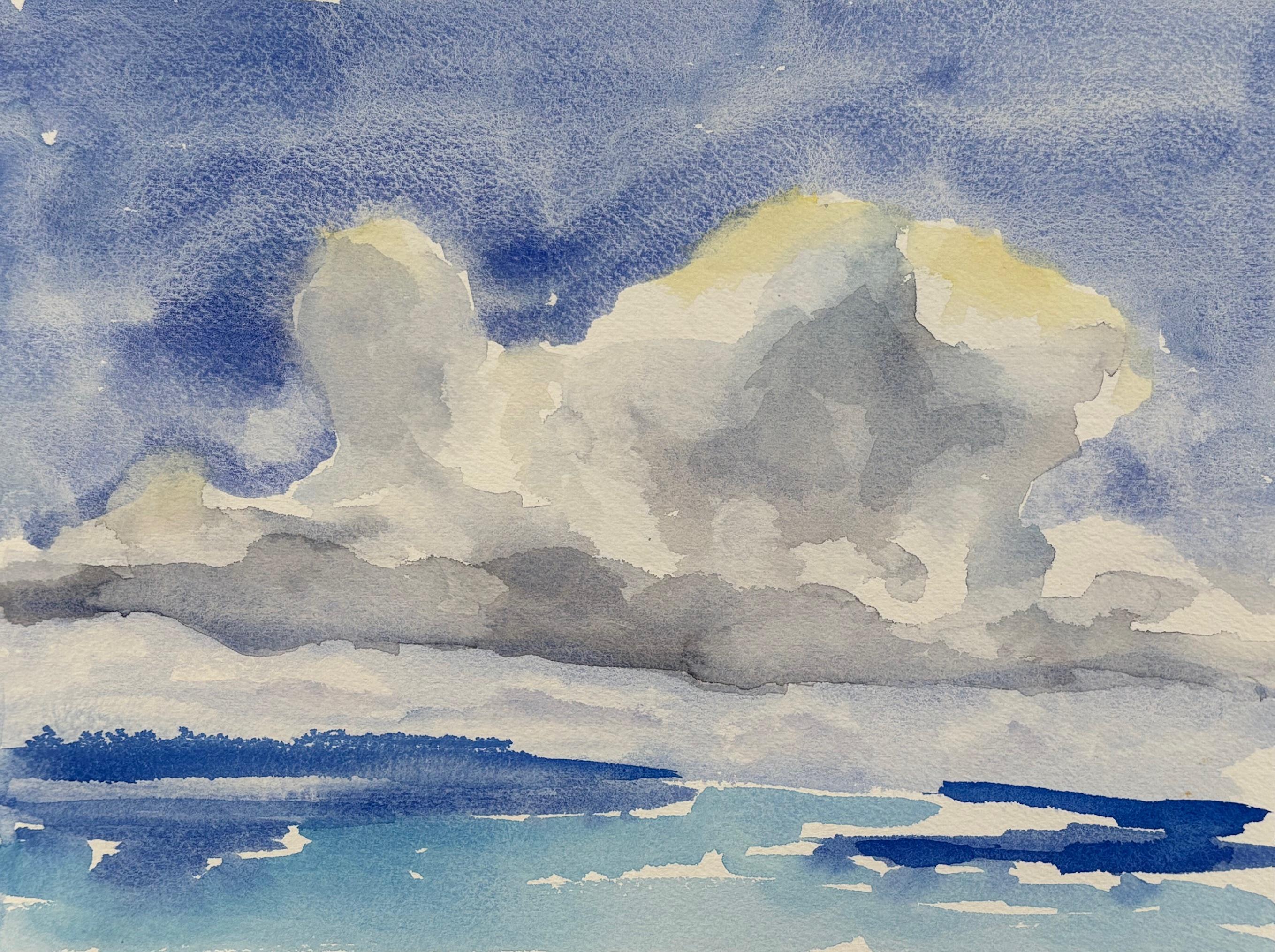 Permele Doyle Landscape Art - Grace Bay Cumulus, Turks and Caicos