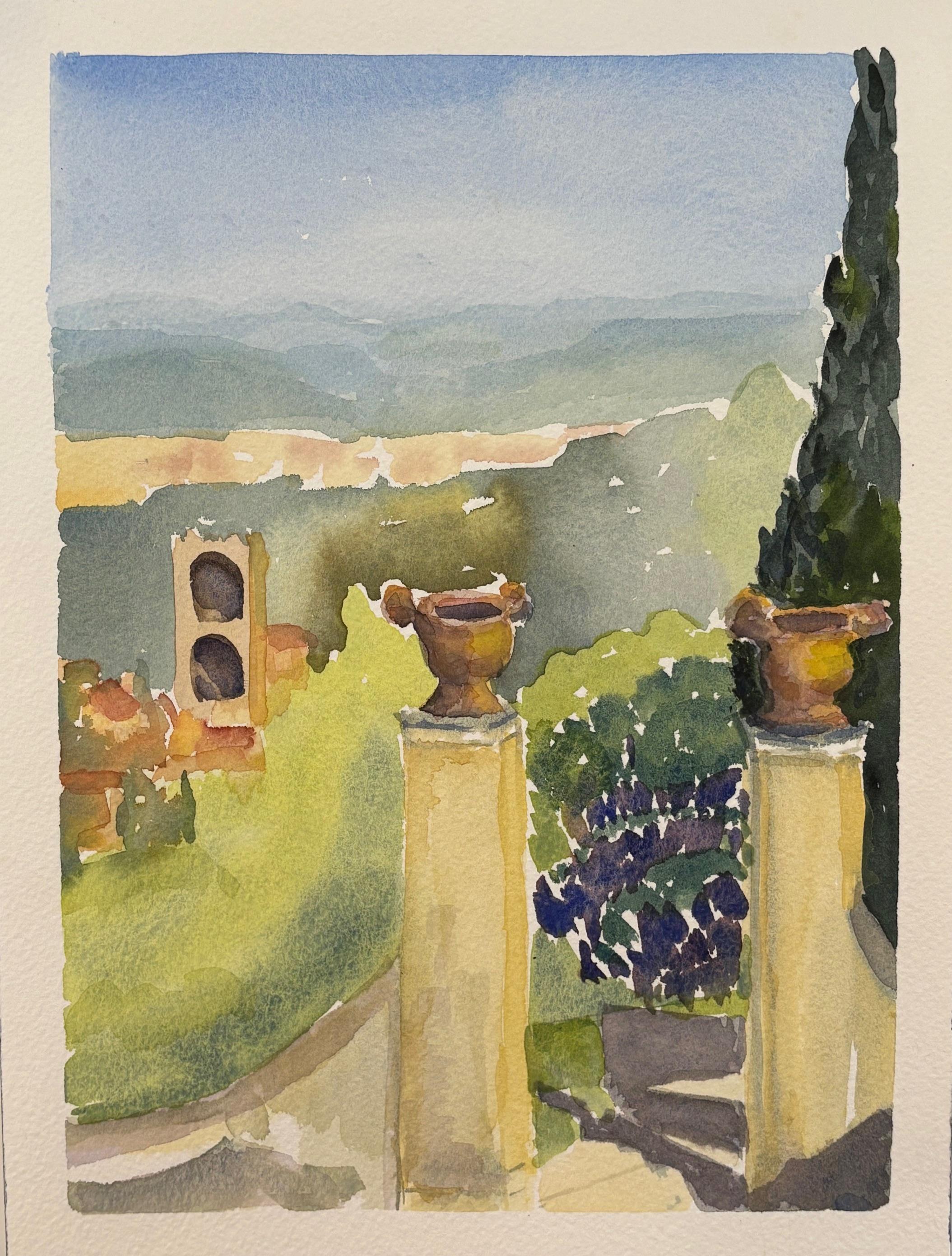 Permele Doyle Landscape Art - Bardini Gardens, Florence