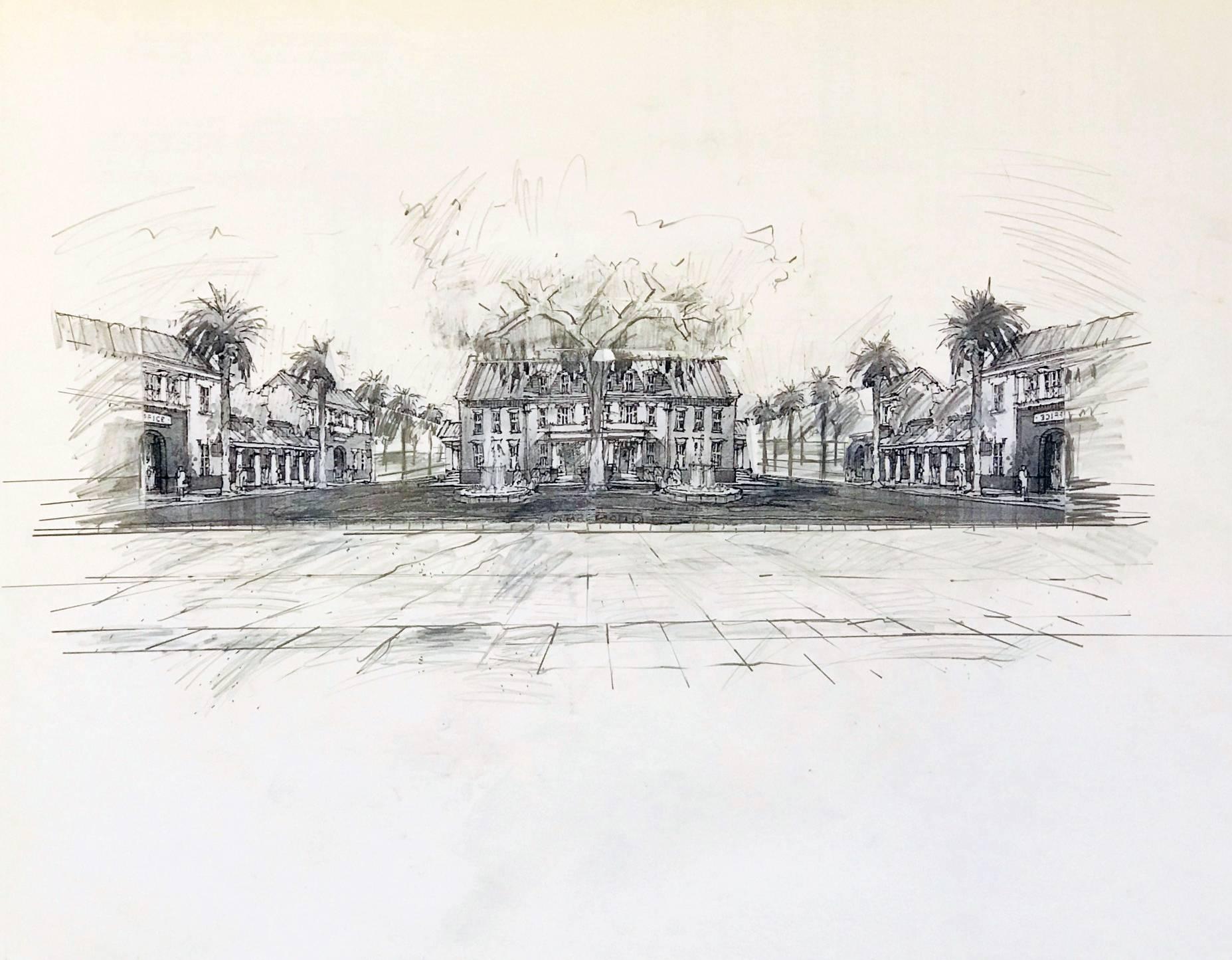Landscape Art de Grover Mouton - Estudio para Vidalia, LA