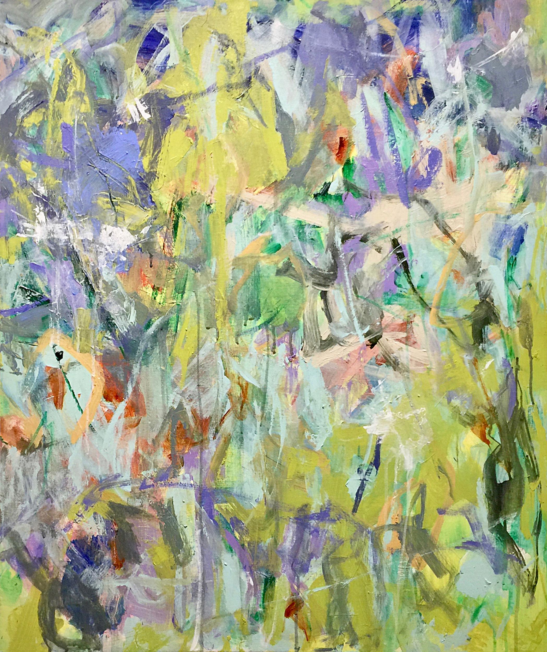 Ryoko Endo Abstract Painting - Iris Maze
