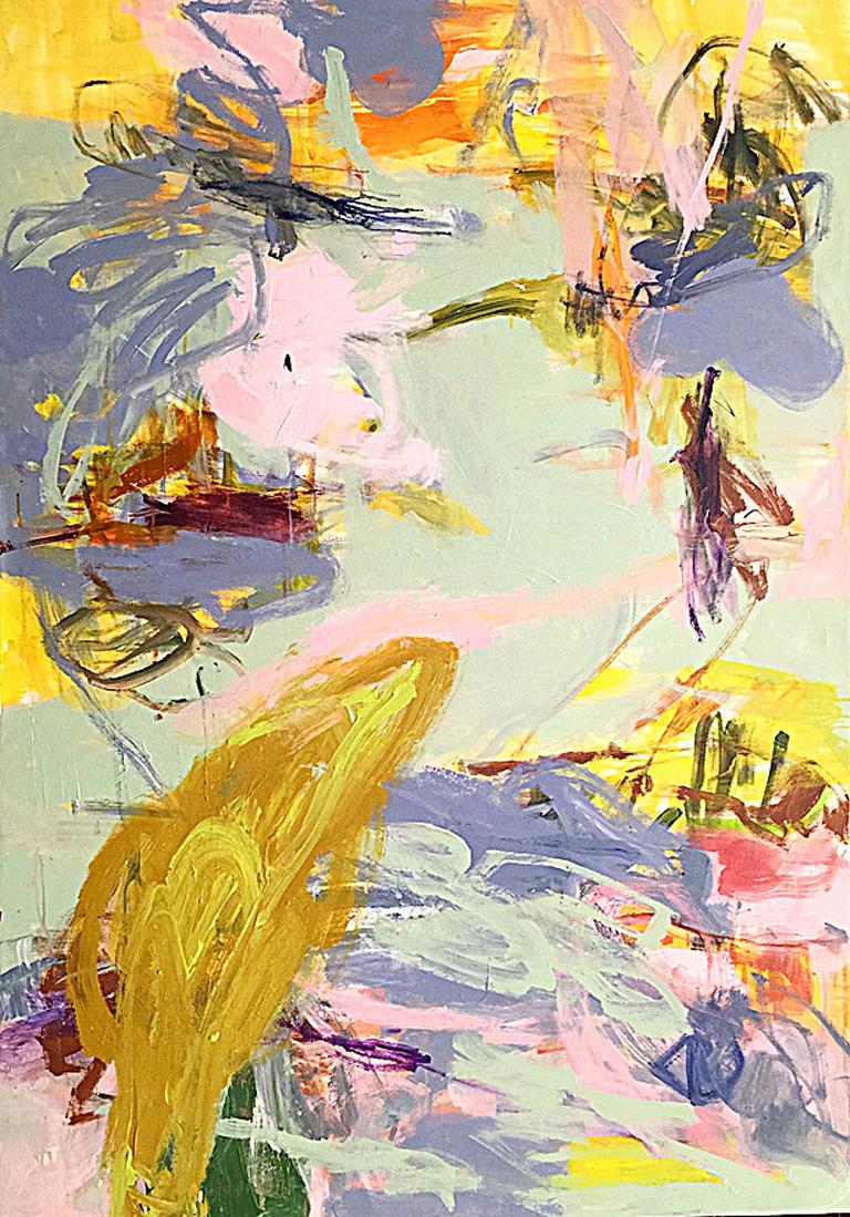 Ryoko Endo Abstract Painting - Now Go On