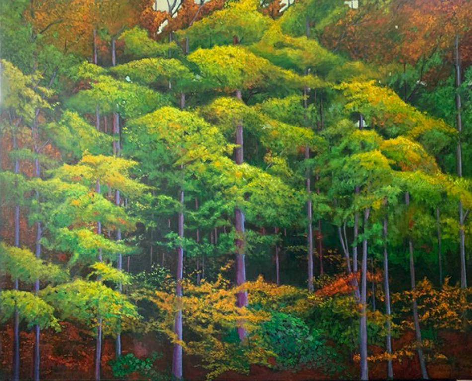 Chris Morgan Landscape Painting - Wildness is our Preservation