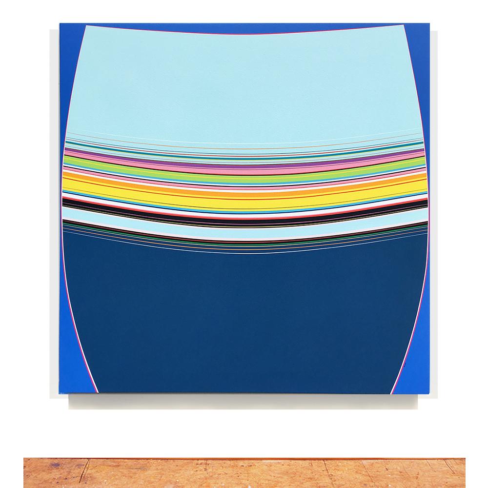 Kurt Herrmann Abstract Painting - Surf Bender