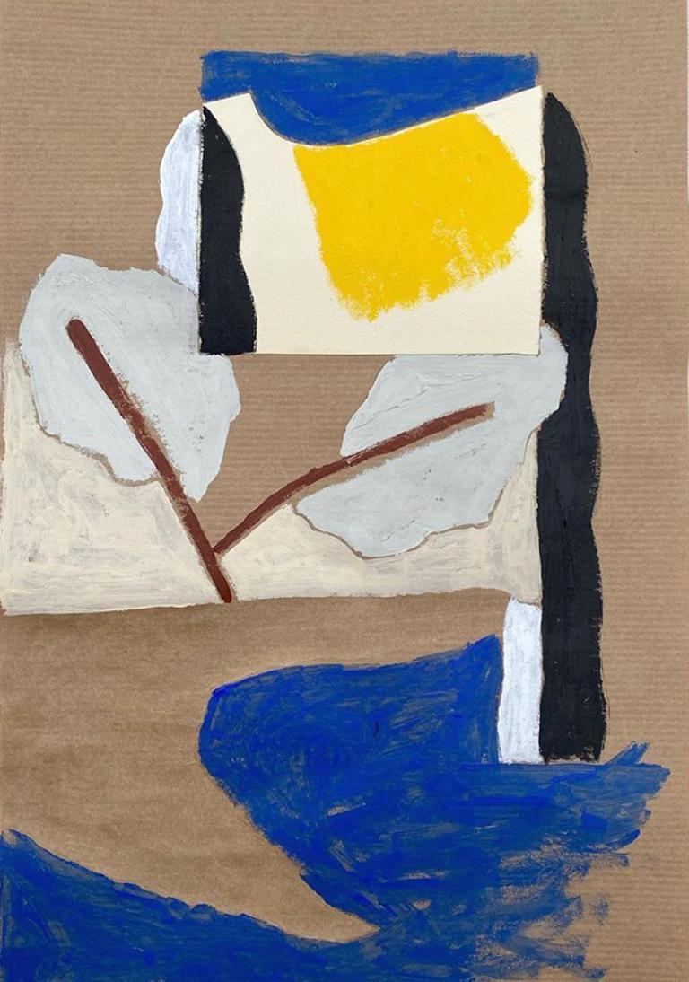 Wayne Pate Abstract Painting - Last Day in Mallorca