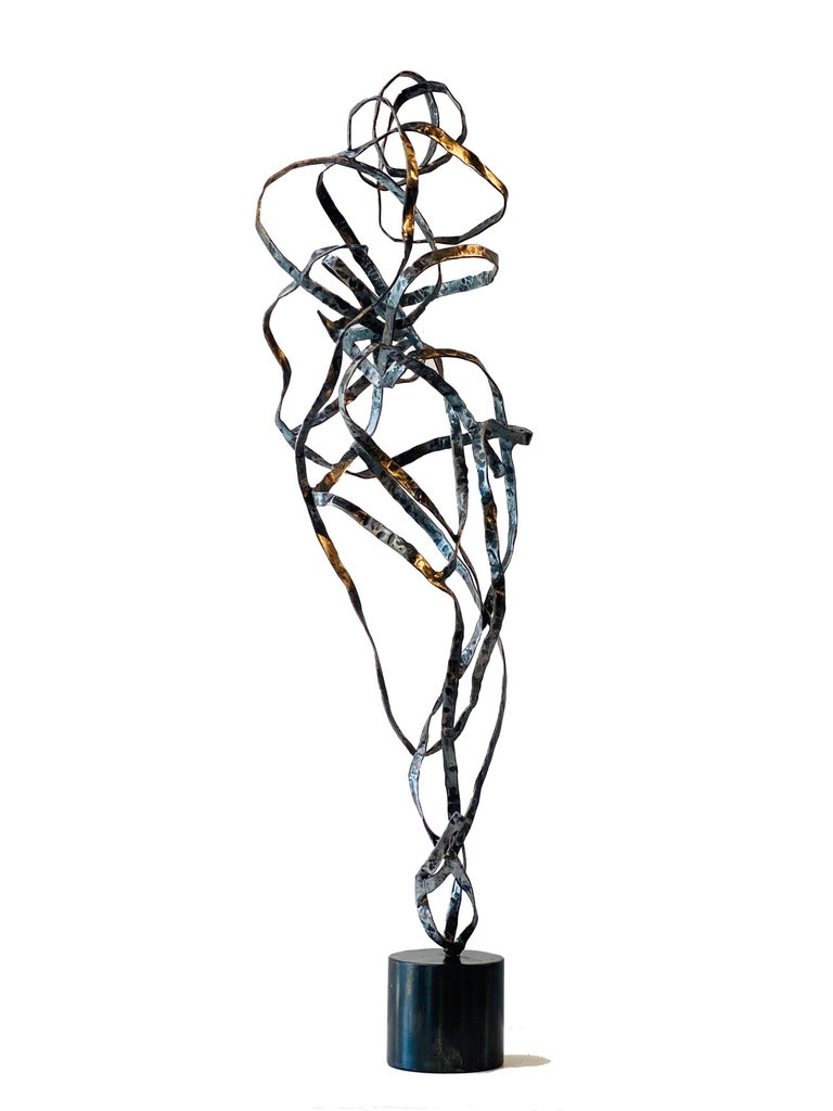 Erica Larkin Gaudet Figurative Sculpture - Diagonal Lines
