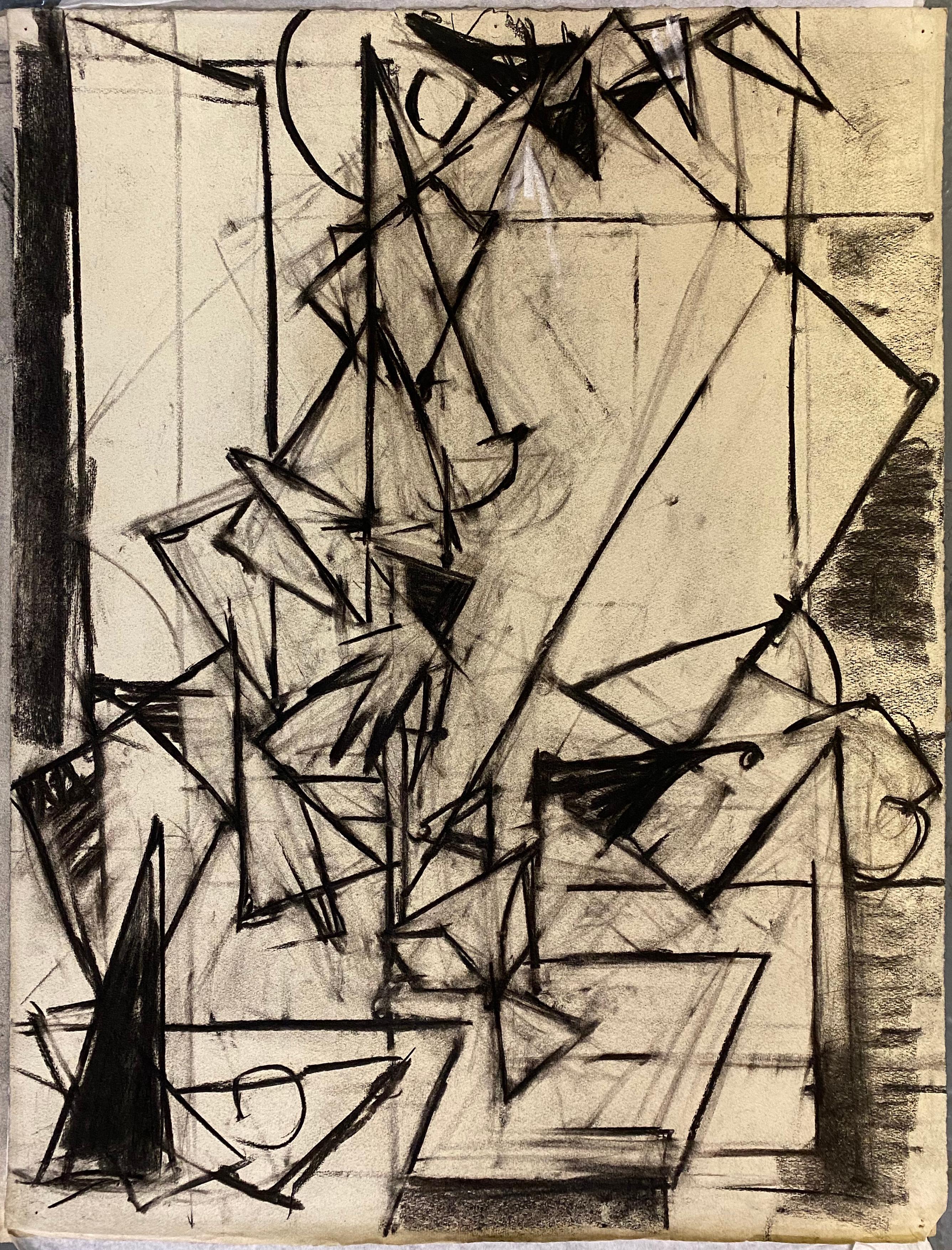 Fritz Bultman Abstract Drawing – Unbenannt (13-J1)