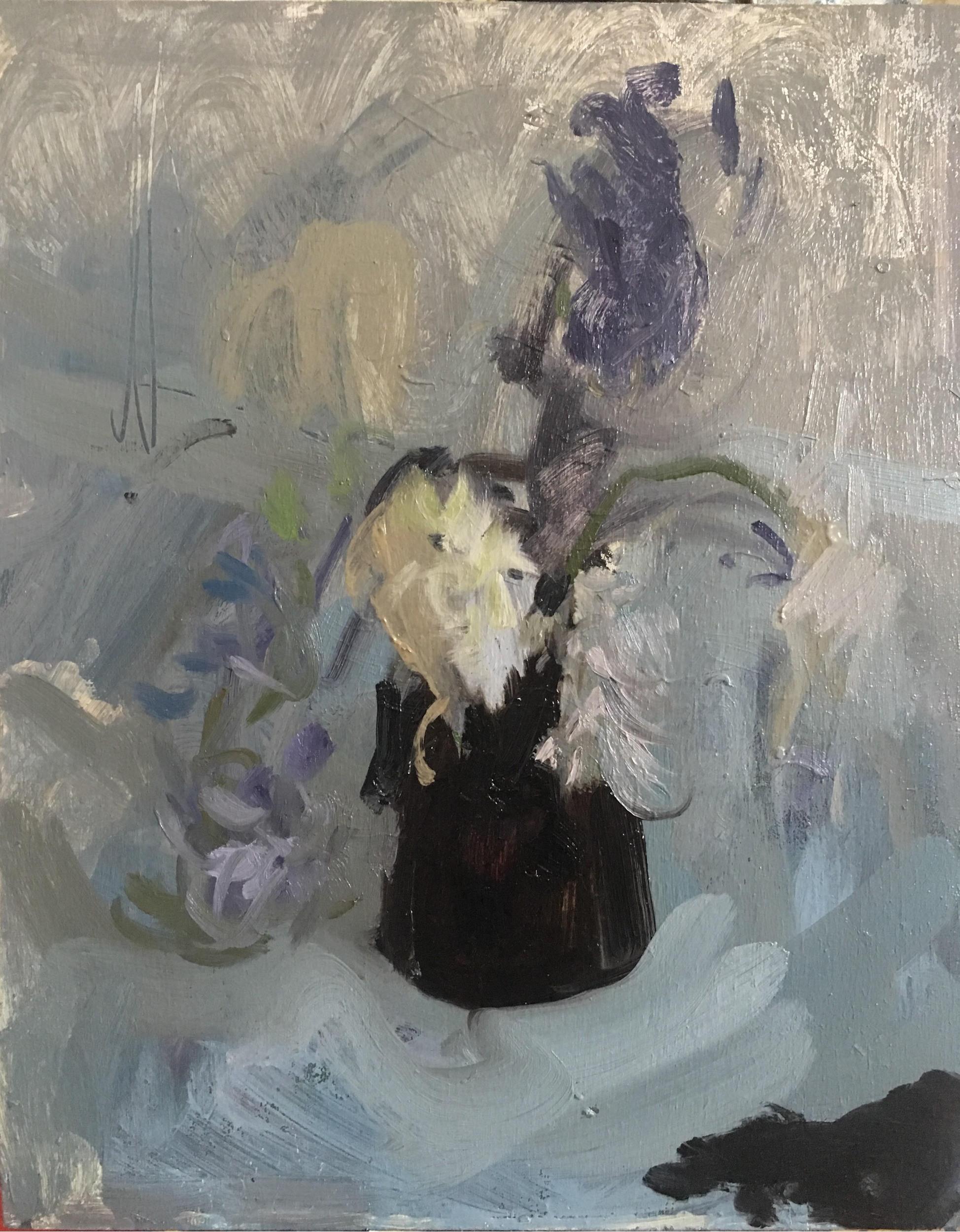 Serena Rowe Still-Life Painting - Hyacinth and Bluebell