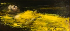 „Ophelia“, Ölstudie IV“, britischer zeitgenössischer figurativer Realismus, Öl auf Leinwand