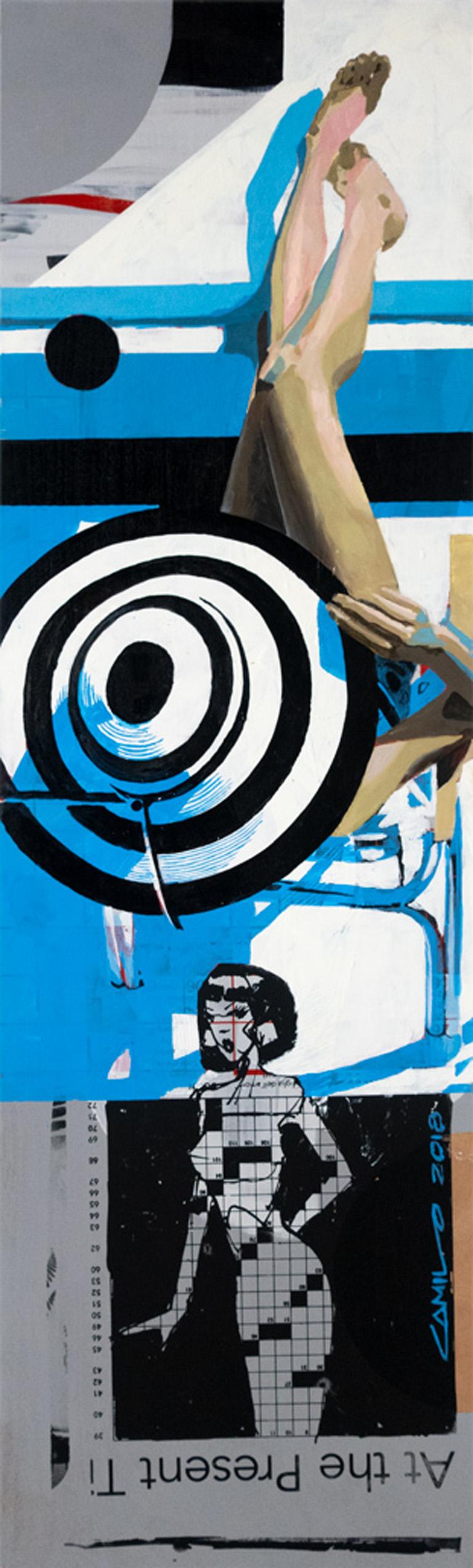 Camilo Pardo Abstract Painting - Too Miami