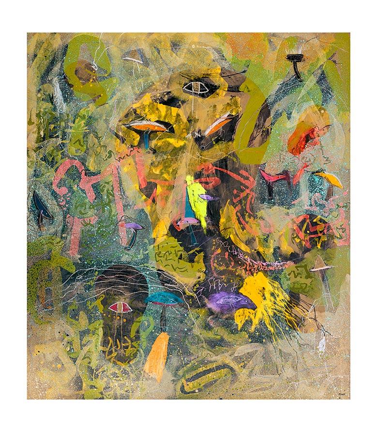 Christophe Tissot Abstract Print - "Après la pluie"