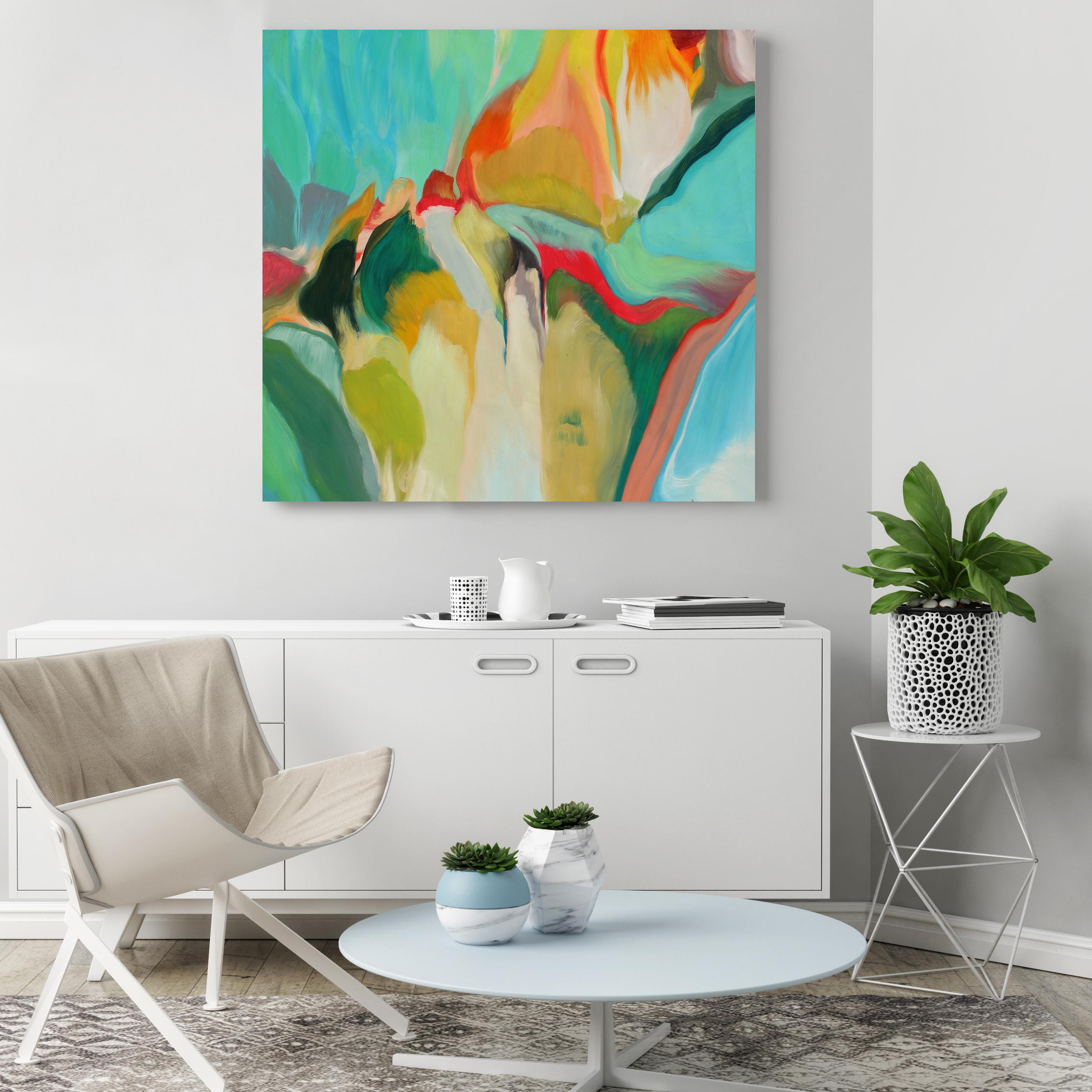 Olio su tela tesa
38 x 38" pollici

SPECIFICHE:

- Tela Fine Art
- Teso professionalmente a mano su barre tese in legno profonde 1".
- Tenditura e avvolgimento in galleria (l'immagine copre i bordi della tela per un aspetto pulito).

L'artista Irena