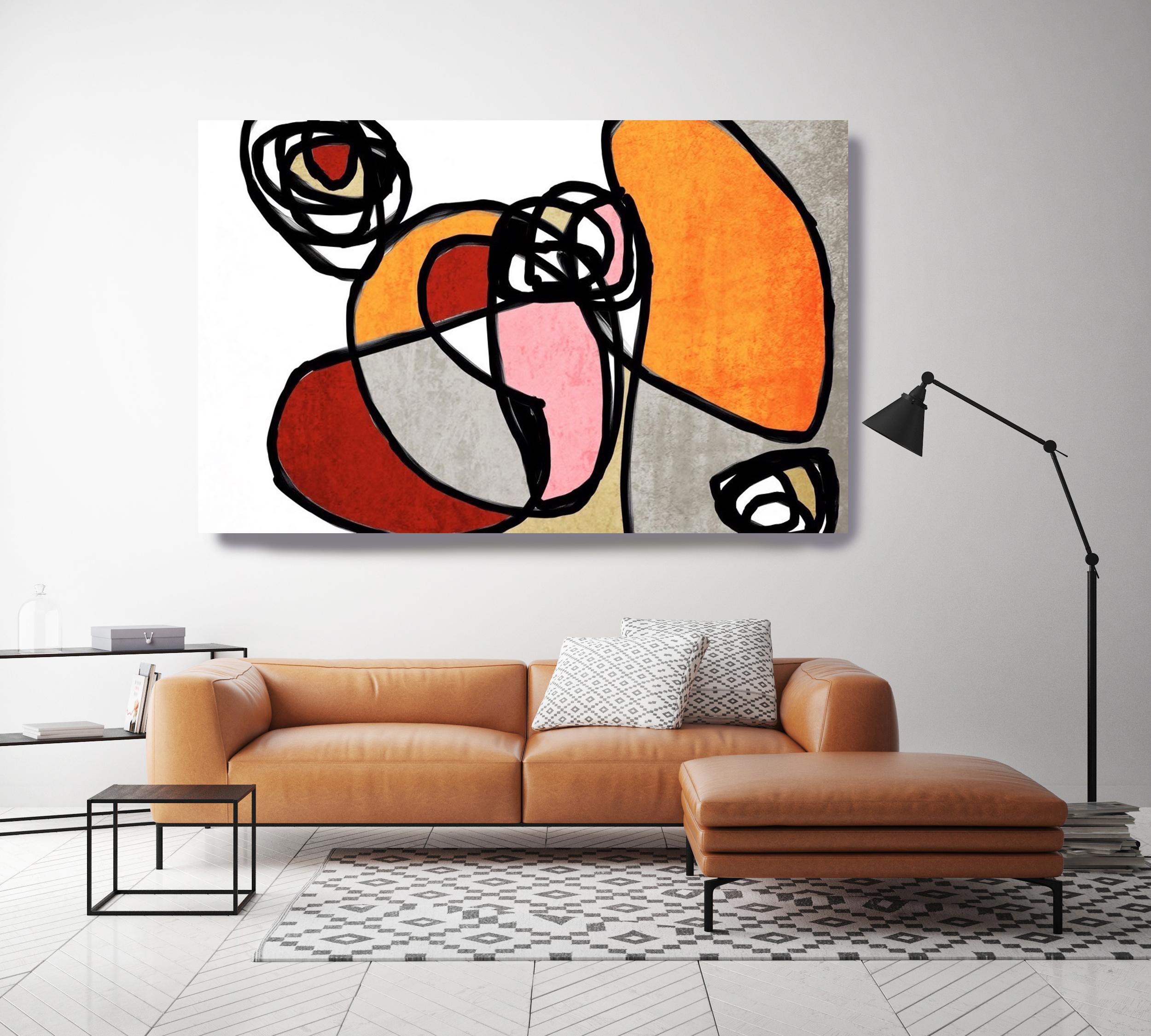Orange Grey Mid Century Modern Painting Hand Embellished Giclee on Canvas
ORL-6857 Vibrant Colorful Abstract-0-30

State-of-the-art HAND EMBELLISHED ∽ MUSEUM QUALITY ∽ DISPLAY READY Giclee Reproduction
Each limited edition Giclee is hand embellished