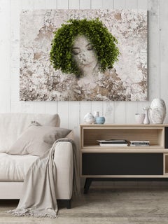 Nature Made Rustic Fine Art Hand Embellished Giclee on Canvas