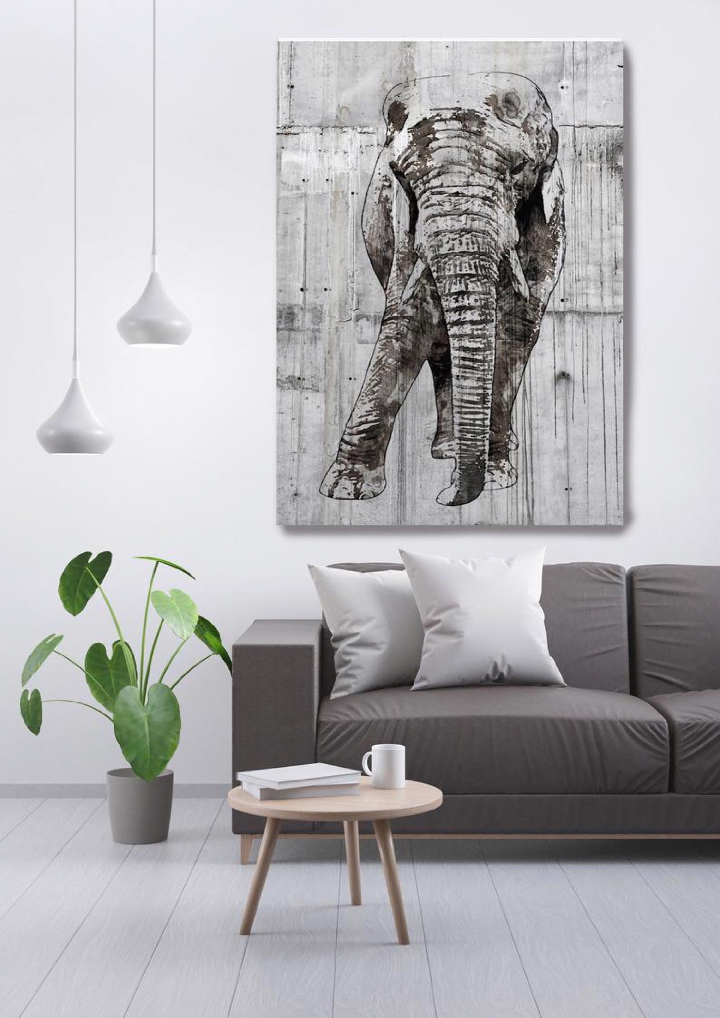 elephant fine art