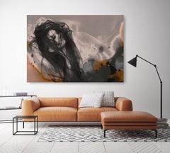Sinnliche Frau:: figurative Malerei:: handverziertes Giclée auf Leinwand