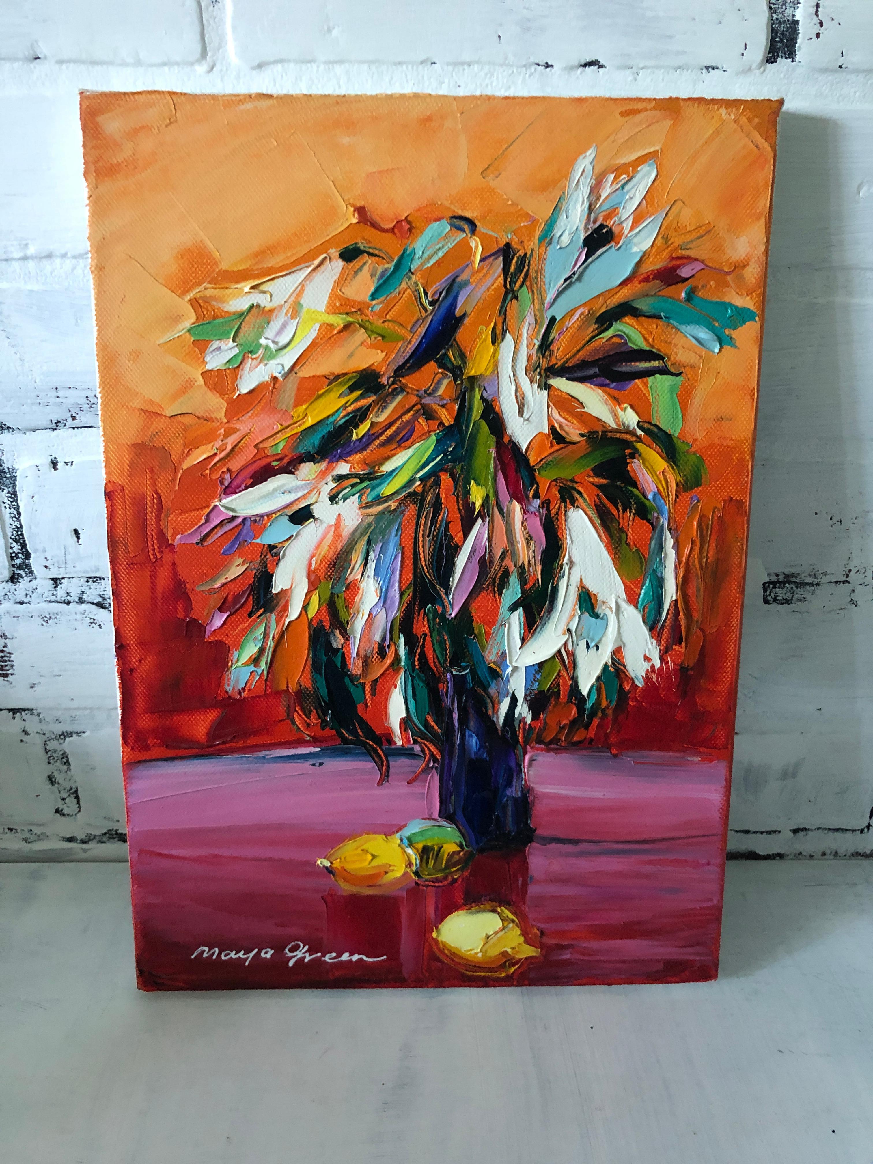 still life knife painting