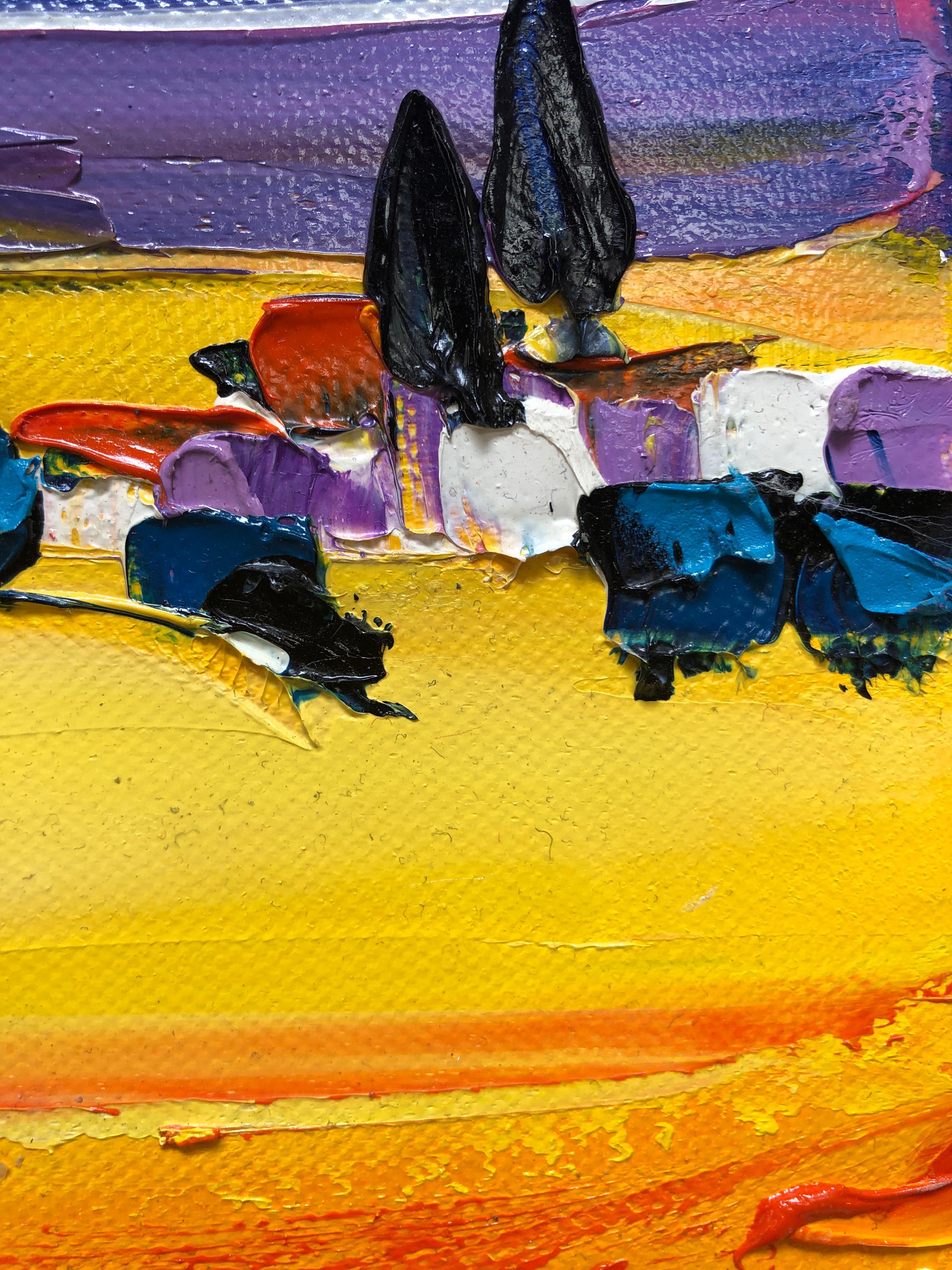 palette knife landscape paintings