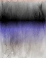 Irena Orlov Purple Black Ombre Abstract Painting Hand Textured