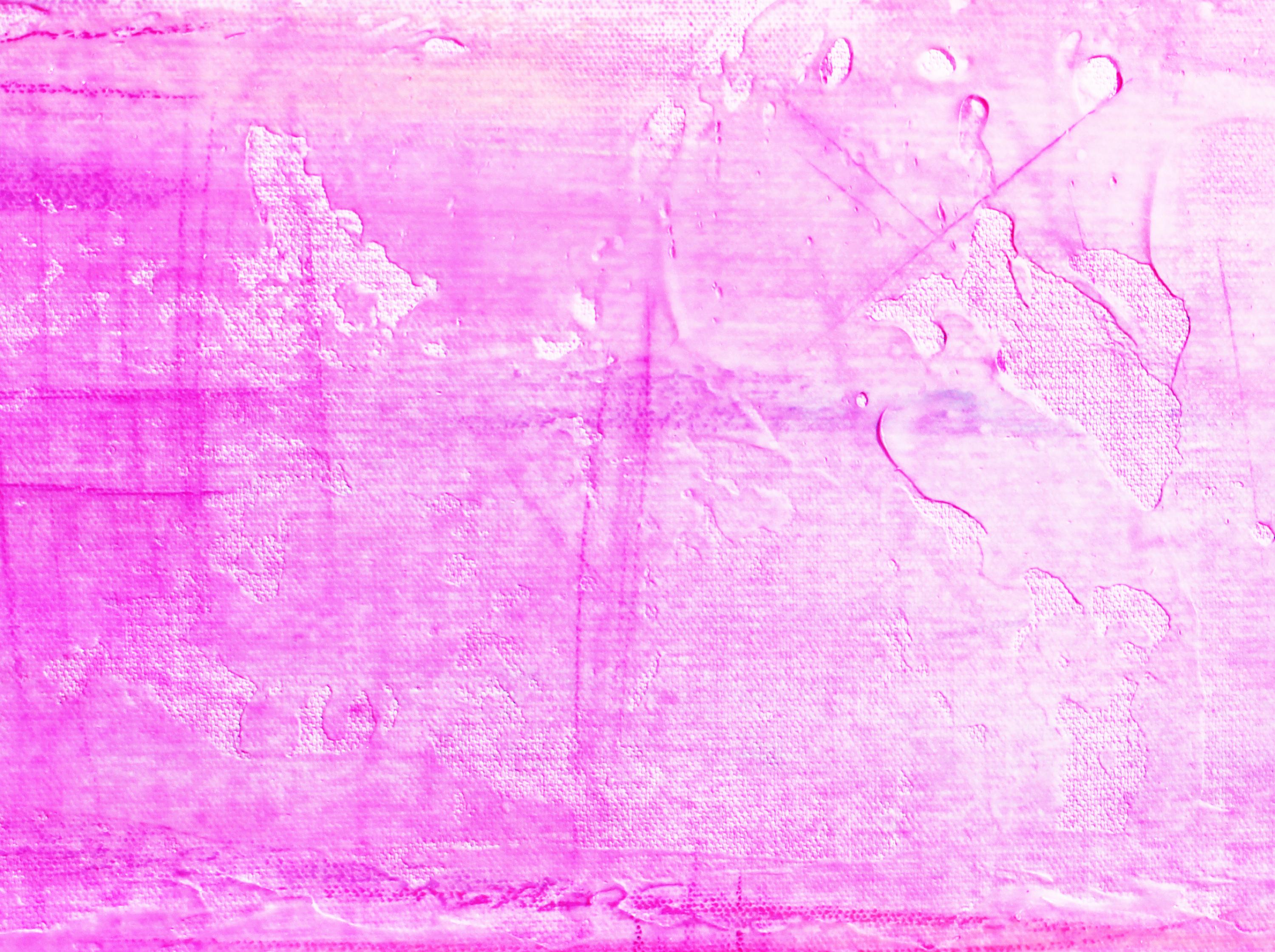 Pink Purple Watercolor Ombre Painting Hand Textured Giclee on Canvas 40W x 60H
