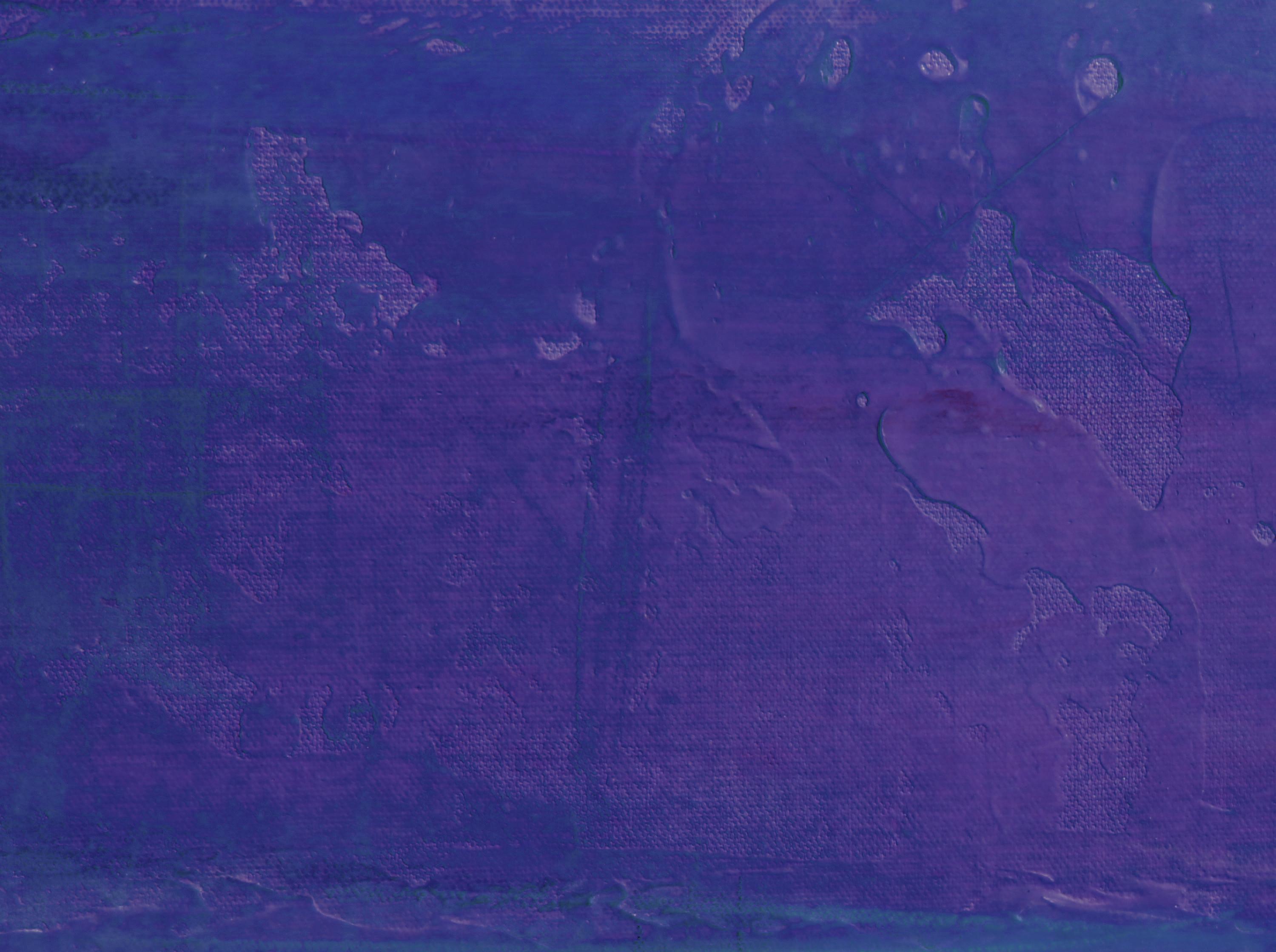 Purple Aqua Ombre Abstract Painting Hand Textured Giclee on Canvas 40W x 60H