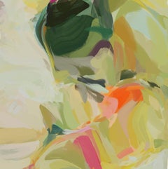 Olive Green Painting Art Hand Textured Giclee on Canvas 45x45" Sleep Secrets 4