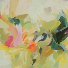 Green Shades Painting Art Hand Textured Giclee on Canvas 45x45" Sleep Secrets 5