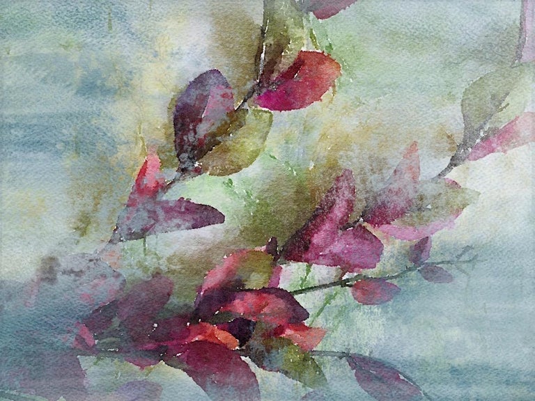 Irena Orlov Summer Morning Glory Flowers Painting Embellished
