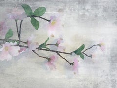 Peinture de fleurs rustiques sur toile ornée d'un giclée, 40 H x 60 L