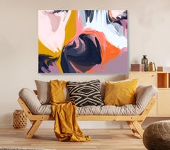 Contemporary Painting Textured Giclee on Canvas 40Hx 60W" The mountain...