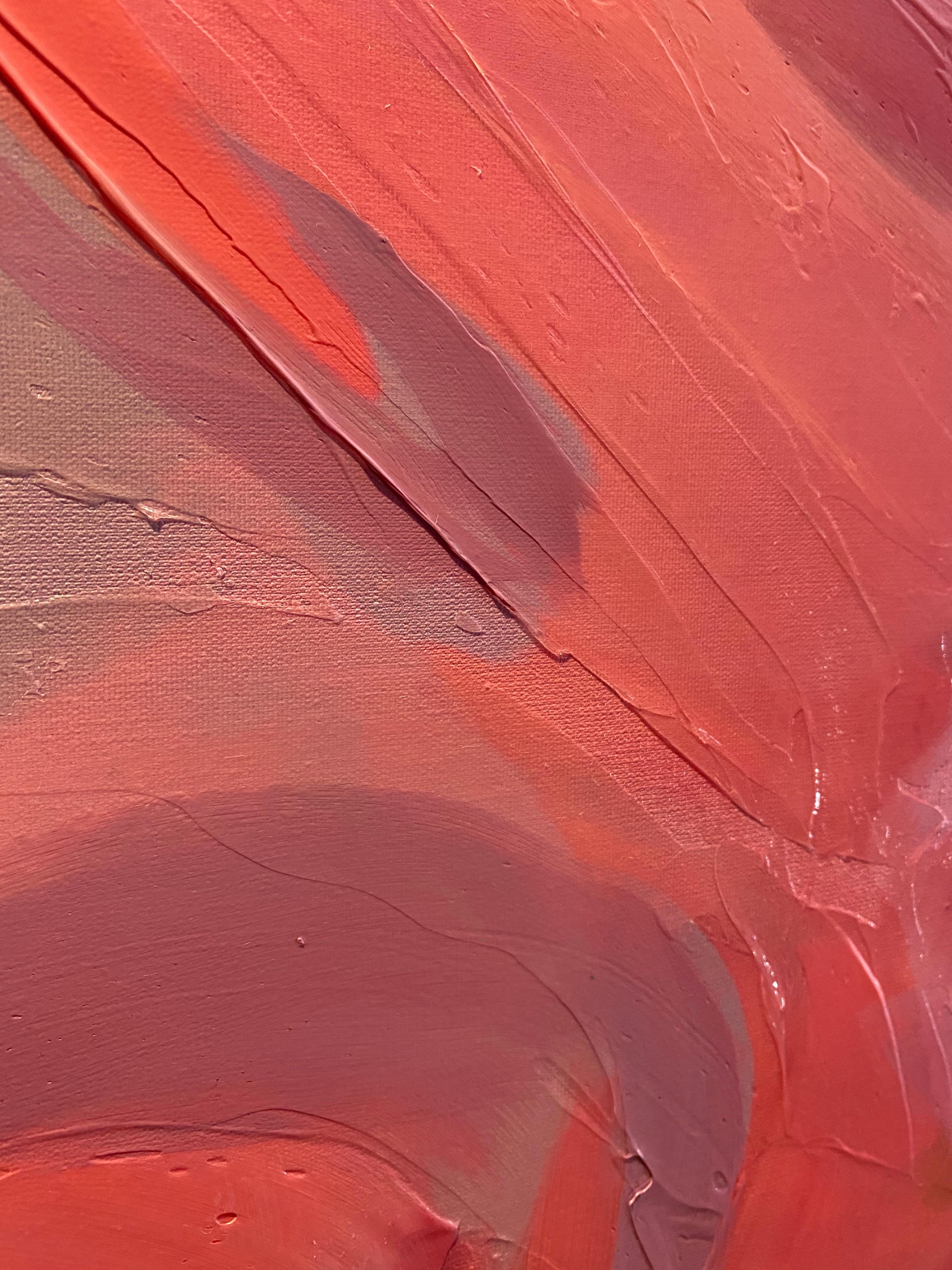 Pittura astratta gialla su tela 45x45