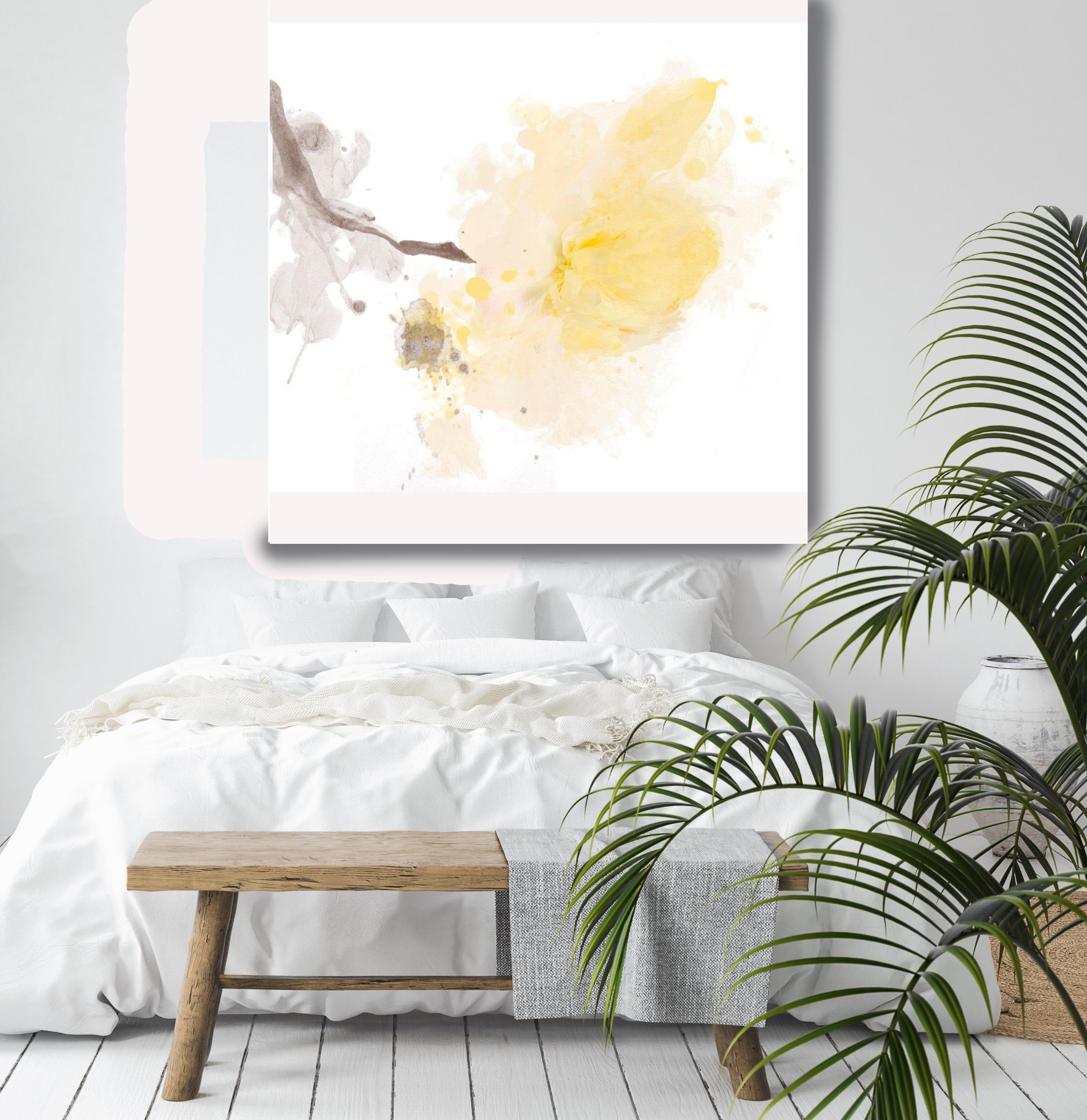 minimalist flower painting