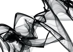 Arte minimalista Pittura su tela in bianco e nero, 44x72" Ero io