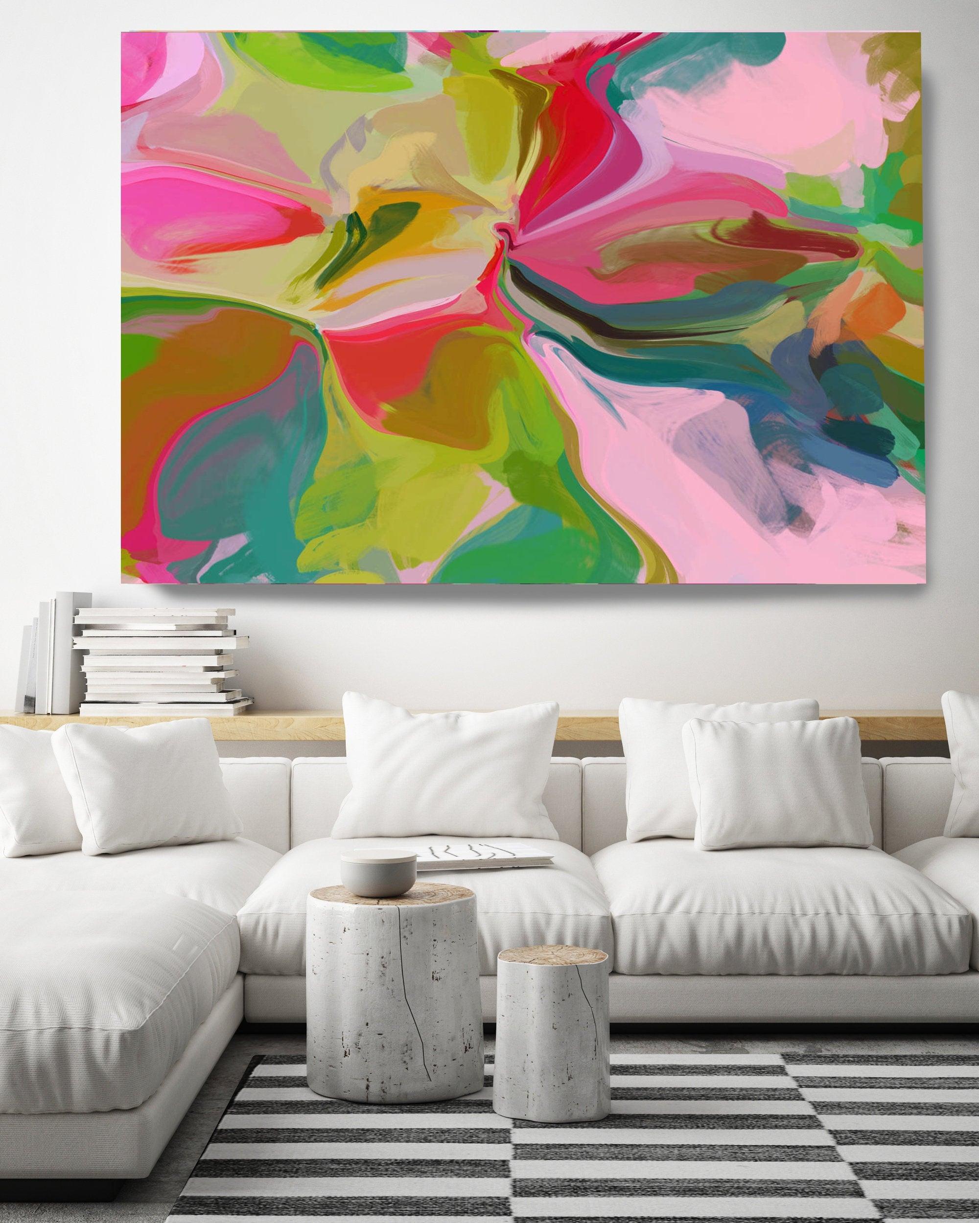 Contemporary Painting Textured Giclee on Canvas 40x 60