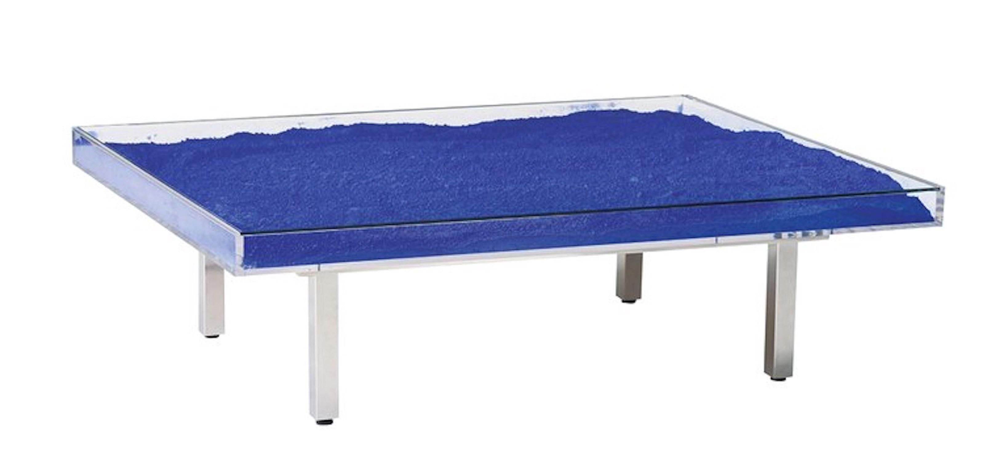 Table Bleu - Mixed Media Art by Yves Klein