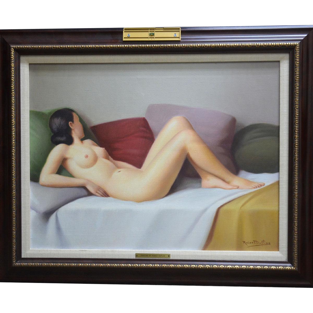 Robert Louis Raymond Duflos Nude Painting - Nude Woman 