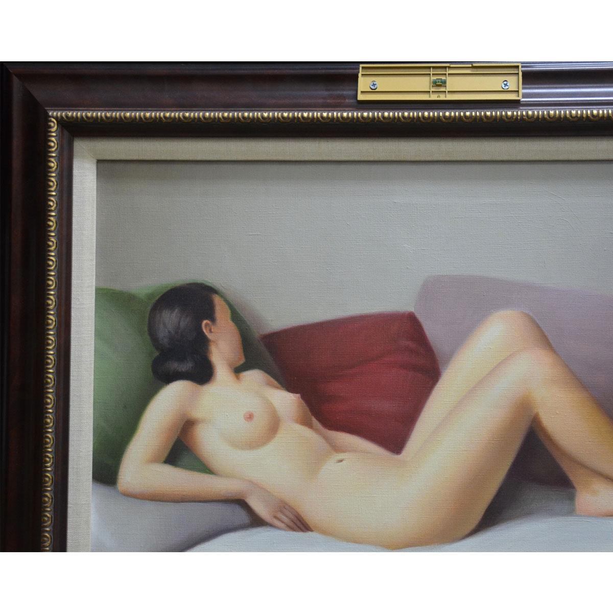 Nude Woman  - Painting by Robert Louis Raymond Duflos