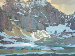 Original acrylic painting by Robert Genn THE LIGHT IN OPABIN