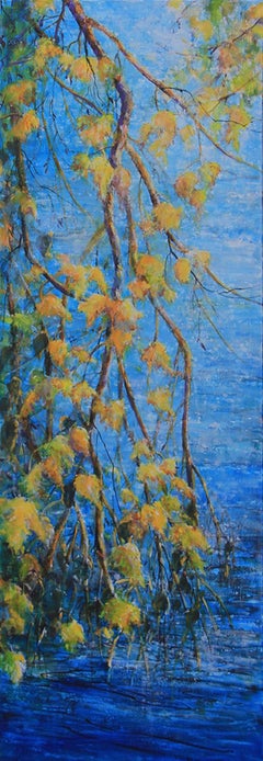 Original acrylic painting by Bev Rodin  BIRCH