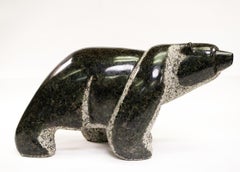 Original granite sculpture by Stewart Steinhauer KOHKOMINAW MASKWA SERIES